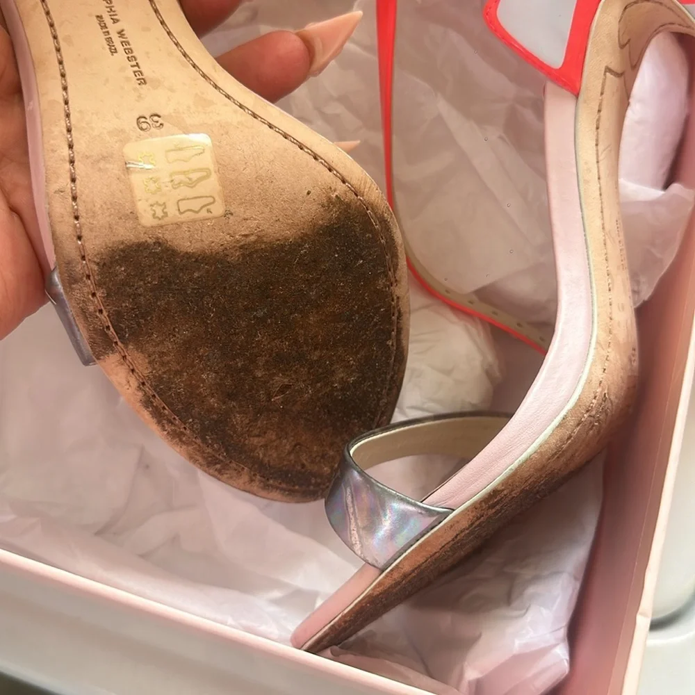 Sophia Webster Butterfly Heels Size 39 - Picture 2 of 5
